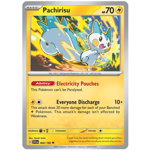 Pokemon TCG Pachirisu Scarlet & Violet Scarlet & Violet [68/198]