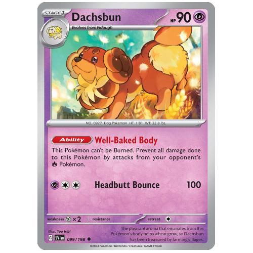 Pokemon TCG Dachsbun Scarlet & Violet Scarlet & Violet [99/198]