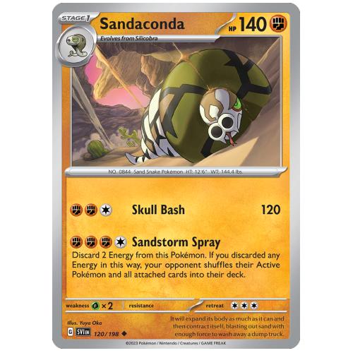 Pokemon TCG Sandaconda Scarlet & Violet Scarlet & Violet [120/198]