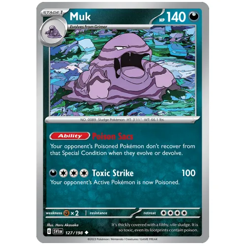 Pokemon TCG Muk Scarlet & Violet Scarlet & Violet [127/198]