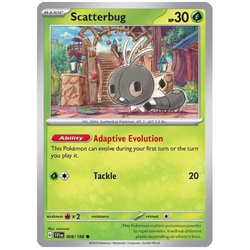 Pokemon TCG Scatterbug Scarlet & Violet Scarlet & Violet [8/198]