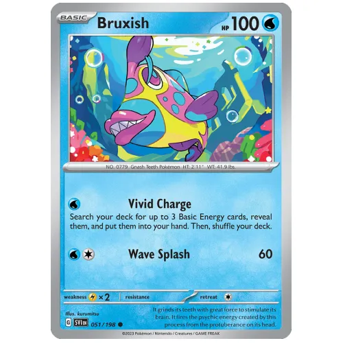 Pokemon TCG Bruxish Scarlet & Violet Scarlet & Violet [51/198]