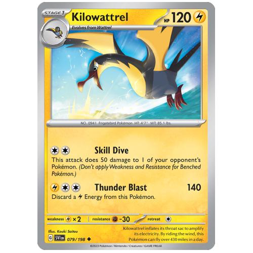 Pokemon TCG Kilowattrel Scarlet & Violet Scarlet & Violet [79/198]