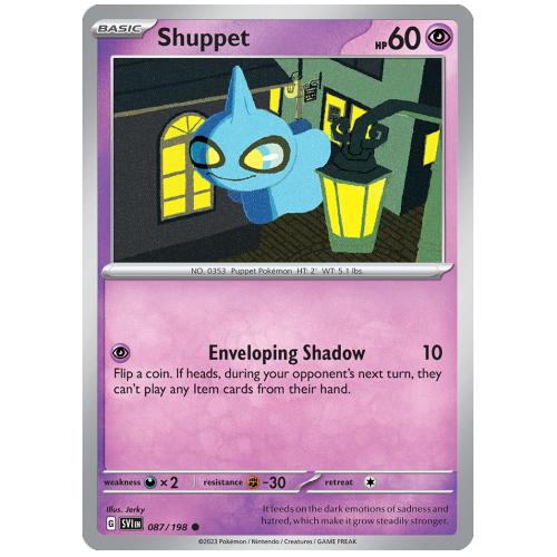 Pokemon TCG Shuppet Scarlet & Violet Scarlet & Violet [87/198]