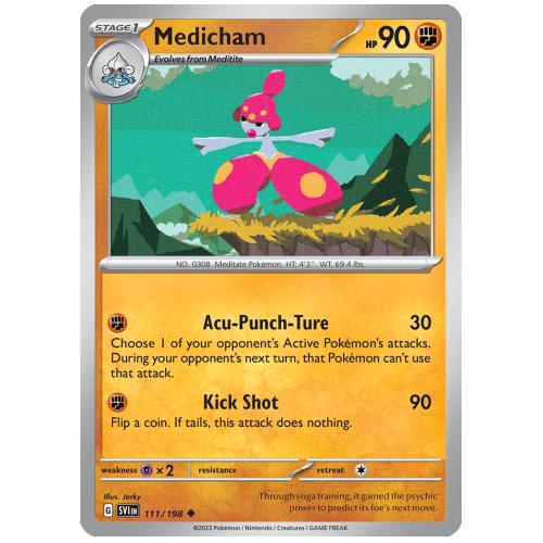 Pokemon TCG Medicham Scarlet & Violet Scarlet & Violet [111/198]