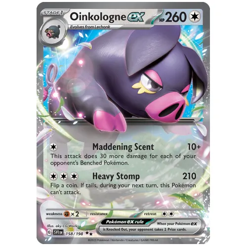 Pokemon TCG Oinkologne ex Scarlet & Violet Scarlet & Violet Double Rare [158/198]