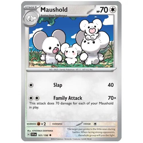 Pokemon TCG Maushold Scarlet & Violet Scarlet & Violet [161/198]