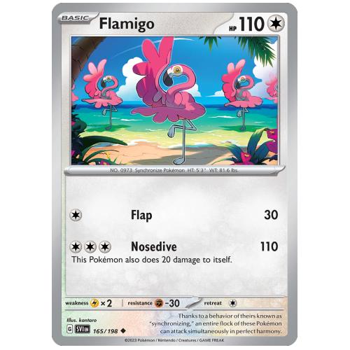 Pokemon TCG Flamigo Scarlet & Violet Scarlet & Violet [165/198]