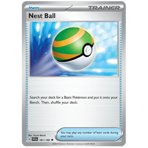 Pokemon TCG Nest Ball Scarlet & Violet Scarlet & Violet [181/198]