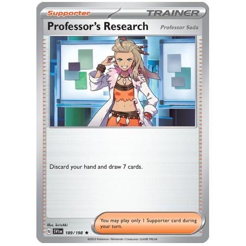 Pokemon TCG Professors Research (Professor Sada) Scarlet & Violet Scarlet & Violet [189/198]