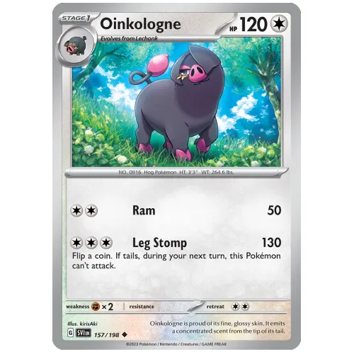 Pokemon TCG Oinkologne Scarlet & Violet Scarlet & Violet [157/198]