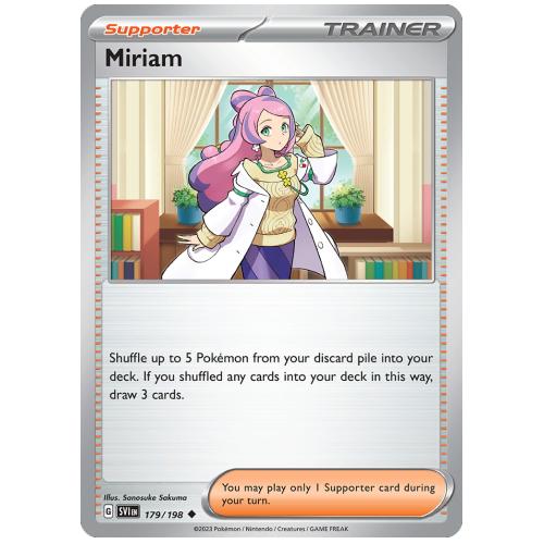 Pokemon TCG Miriam Scarlet & Violet Scarlet & Violet [179/198]