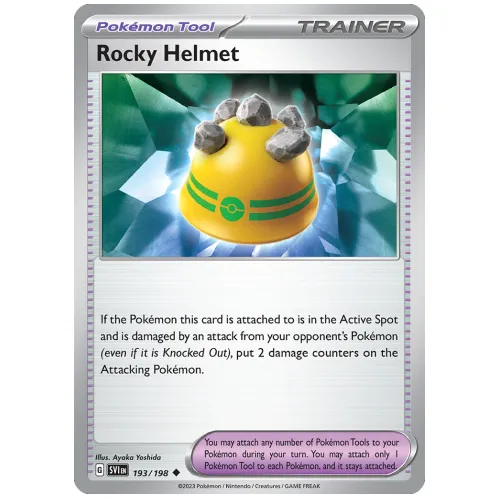 Pokemon TCG Rocky Helmet Scarlet & Violet Scarlet & Violet [193/198]