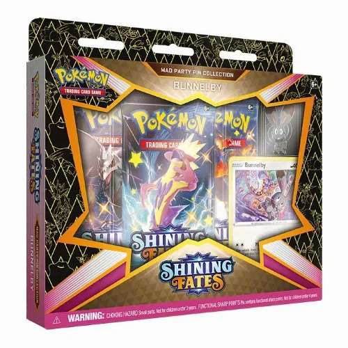 Pokemon TCG Shining Fates Mad Party Bunnelby Code Card