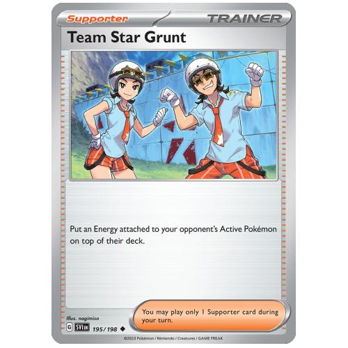 Pokemon TCG Team Star Grunt Scarlet & Violet Scarlet & Violet [195/198]