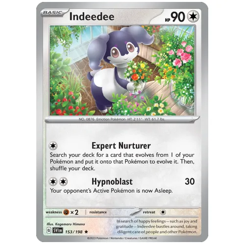 Pokemon TCG Indeedee Scarlet & Violet Scarlet & Violet [153/198]