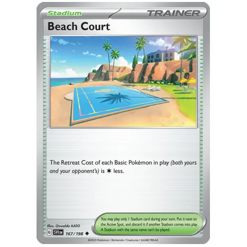 Pokemon TCG Beach Court Scarlet & Violet Scarlet & Violet [167/198]