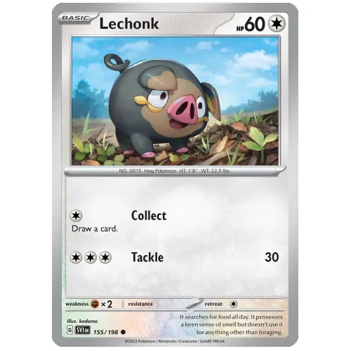 Pokemon TCG Lechonk Scarlet & Violet Scarlet & Violet [155/198]