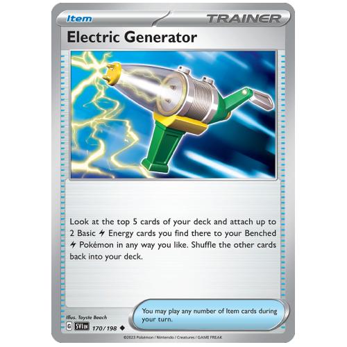 Pokemon TCG Electric Generator Scarlet & Violet Scarlet & Violet [170/198]