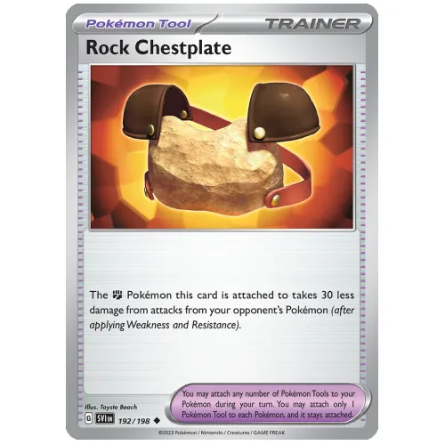 Pokemon TCG Rock Chestplate Scarlet & Violet Scarlet & Violet [192/198]