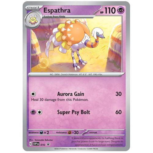 Pokemon TCG Espathra Scarlet & Violet Scarlet & Violet Black Star Promos Promo [10/101]