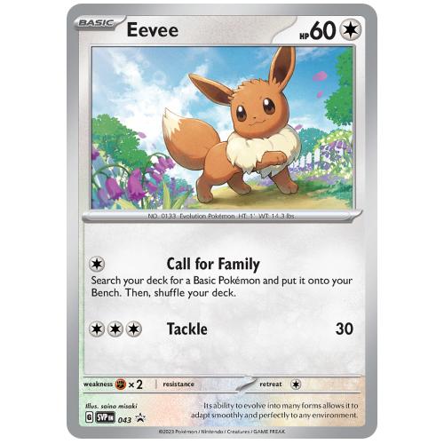 Pokemon TCG Eevee Scarlet & Violet Scarlet & Violet Black Star Promos Promo [43/101]