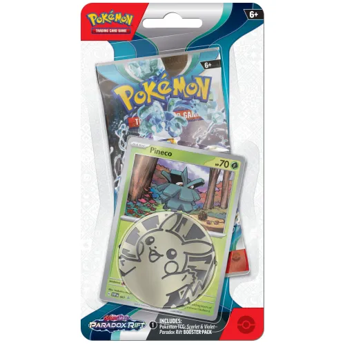 Pokemon Paradox Rift 1 Pack Checklane Blister Pinceo Code Card