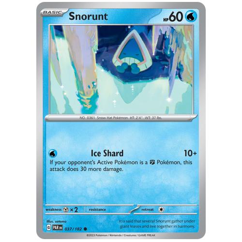 Pokemon TCG Snorunt Scarlet & Violet Paradox Rift [37/182]