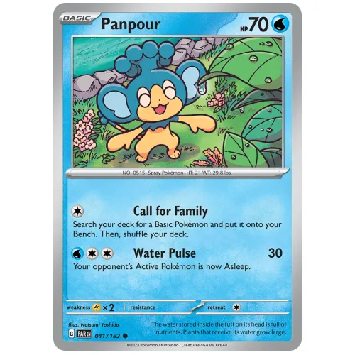 Pokemon TCG Panpour Scarlet & Violet Paradox Rift [41/182]