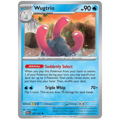 Pokemon TCG Wugtrio Scarlet & Violet Paradox Rift [53/182]