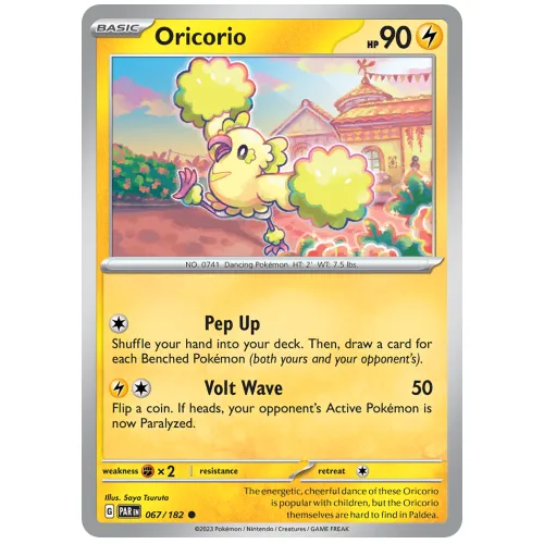 Pokemon TCG Oricorio Scarlet & Violet Paradox Rift [67/182]