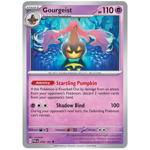 Pokemon TCG Gourgeist Scarlet & Violet Paradox Rift [78/182]