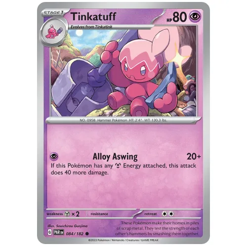 Pokemon TCG Tinkatuff Scarlet & Violet Paradox Rift [84/182]