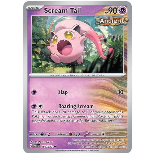 Pokemon TCG Scream Tail Scarlet & Violet Paradox Rift [86/182]