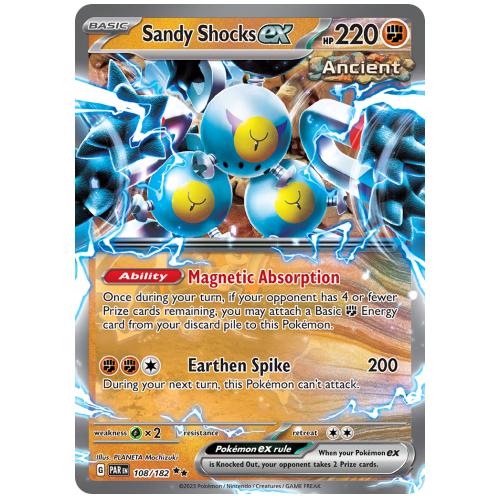 Pokemon TCG Sandy Shocks ex Scarlet & Violet Paradox Rift Double Rare [108/182]