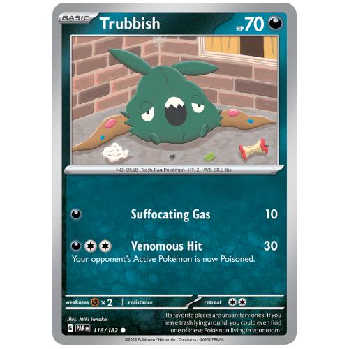 Pokemon TCG Trubbish Scarlet & Violet Paradox Rift [116/182]