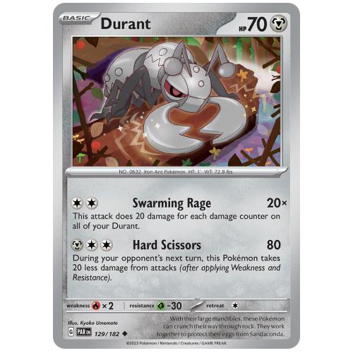 Pokemon TCG Durant Scarlet & Violet Paradox Rift [129/182]