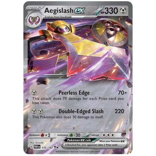 Pokemon TCG Aegislash ex Scarlet & Violet Paradox Rift Double Rare [135/182]