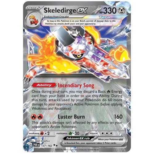 Pokemon TCG Skeledirge ex Scarlet & Violet Paradox Rift Double Rare [137/182]