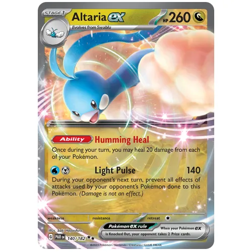 Pokemon TCG Altaria ex Scarlet & Violet Paradox Rift Double Rare [140/182]