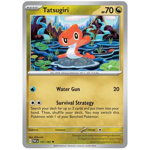 Pokemon TCG Tatsugiri Scarlet & Violet Paradox Rift [141/182]