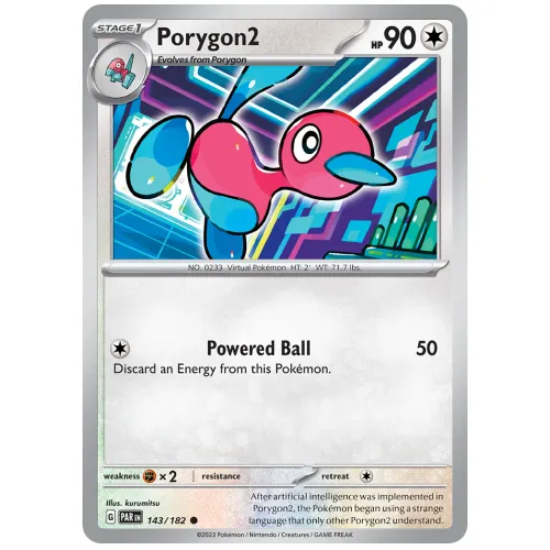 Pokemon TCG Porygon2 Scarlet & Violet Paradox Rift [143/182]