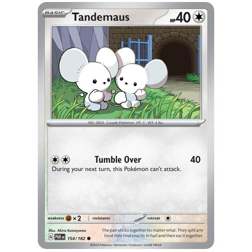 Pokemon TCG Tandemaus Scarlet & Violet Paradox Rift [154/182]