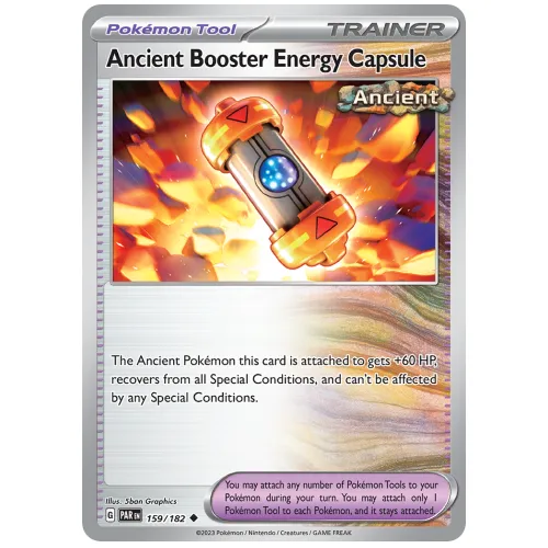 Pokemon TCG Ancient Booster Energy Capsule Scarlet & Violet Paradox Rift [159/182]