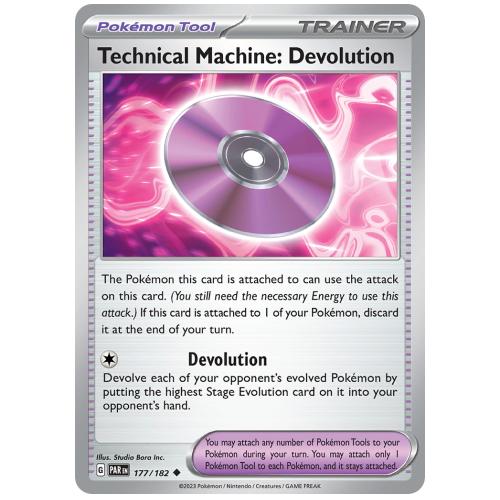 Pokemon TCG Technical Machine: Devolution Scarlet & Violet Paradox Rift [177/182]