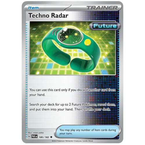 Pokemon TCG Techno Radar Scarlet & Violet Paradox Rift [180/182]