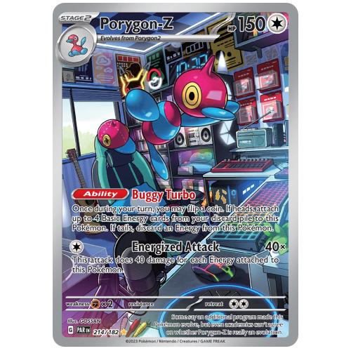 Pokemon TCG Porygon-Z Scarlet & Violet Paradox Rift Illustration Rare [214/182]