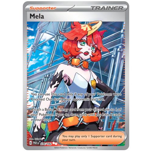 Pokemon TCG Mela Scarlet & Violet Paradox Rift Ultra Rare [236/182]