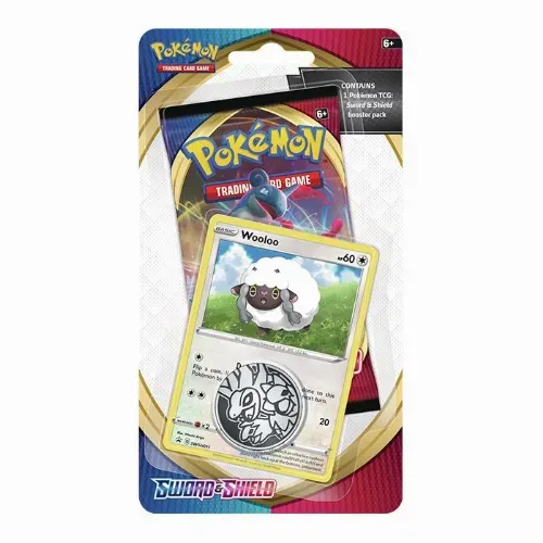 Pokemon TCG Sword and Shield Base Wooloo Code Card