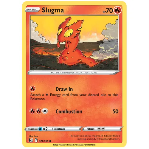 Pokemon TCG Slugma Sword & Shield Lost Origin [21/196]